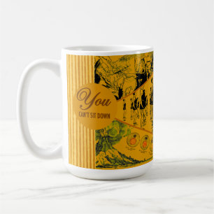 Man kann sich nicht setzen kaffeetasse