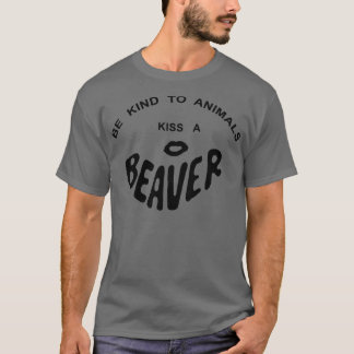 MAN KANN TIEREN, DIE EIN BIER KISSEN T-Shirt