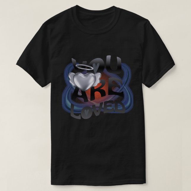 man liebt T-Shirt (Design vorne)