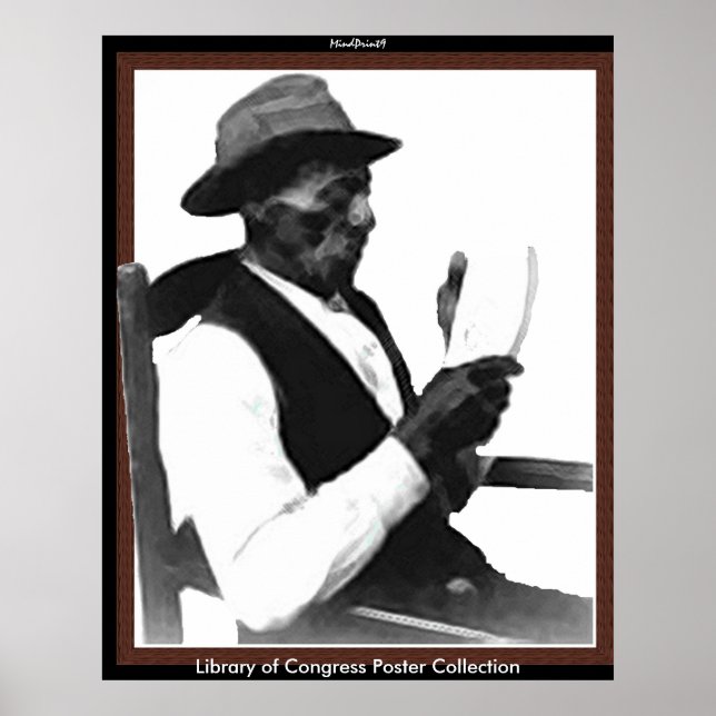 Man liest eine Geschichte Poster (Vorne)