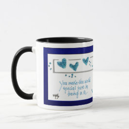 Man macht die Weltausstellung einfach, indem man d Tasse