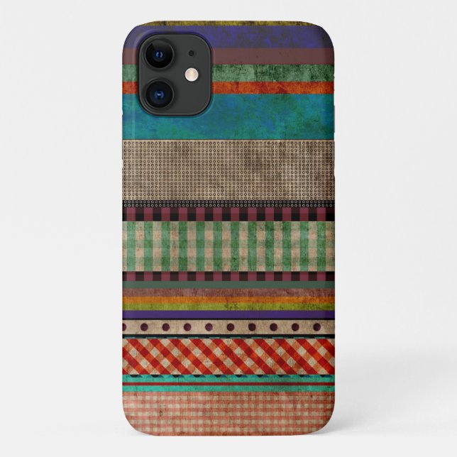 Man masculine moderne grungy iPhone Case (Rückseite)