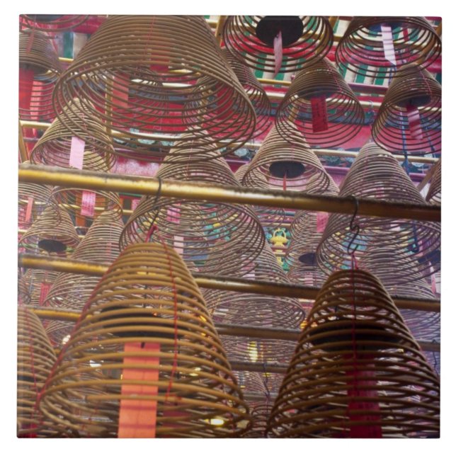 Man Mo Buddhistischer Tempel von Hongkong Fliese (Vorderseite)