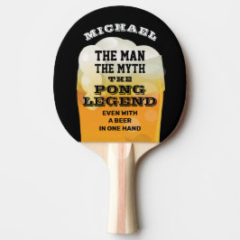 Man Myth Legend Funny Beer Tischtennis Schläger