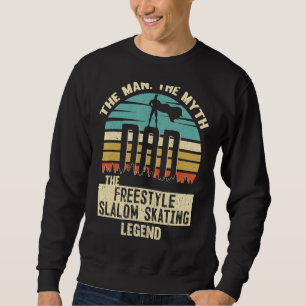 Man Myth Legend Vater Freestyle slalom Skaten Sweatshirt