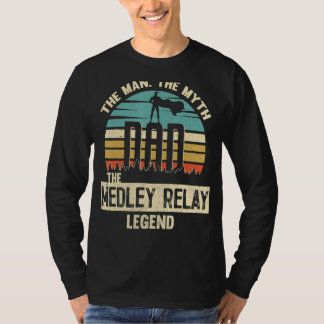 Man Myth Legend Vater Medley Relais Phantastisch S T-Shirt