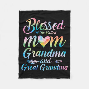 Man nennt sie Mama Oma Große Oma Mutter's Da Fleecedecke