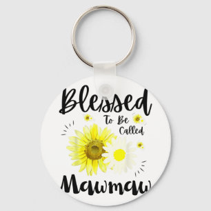 Man nennt sie Mawmaw Women Floral Niedlich Mütter Schlüsselanhänger