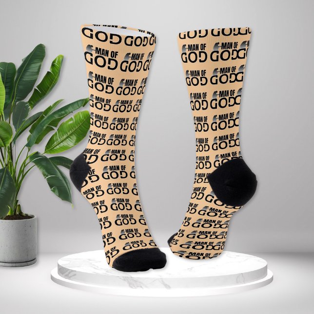 Man of God Novelty Socks Socken (Von Creator hochgeladen)