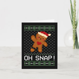 Man Oh schläfst Weihnachtskeks Karte