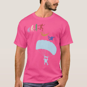 Man Parachuting Skydiving T-Shirt