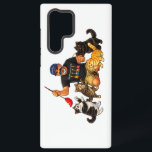 Man playing with his cats samsung galaxy hülle<br><div class="desc">Man playing with his cats</div>