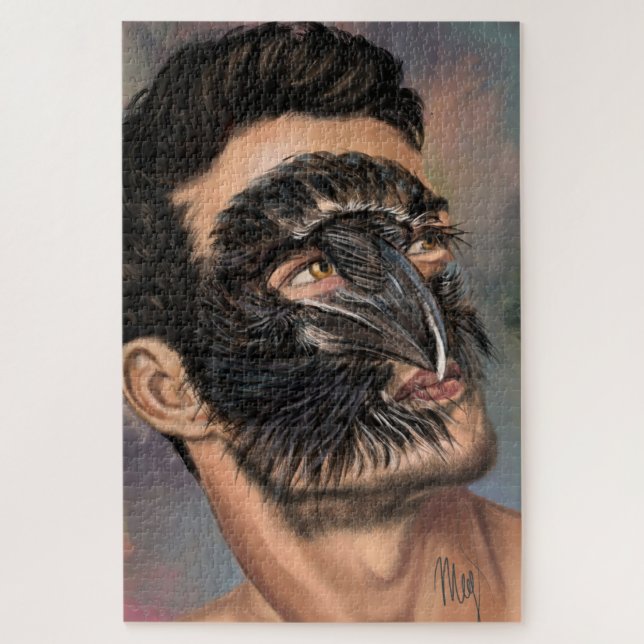 Man Raven Puzzle (Vertikal)