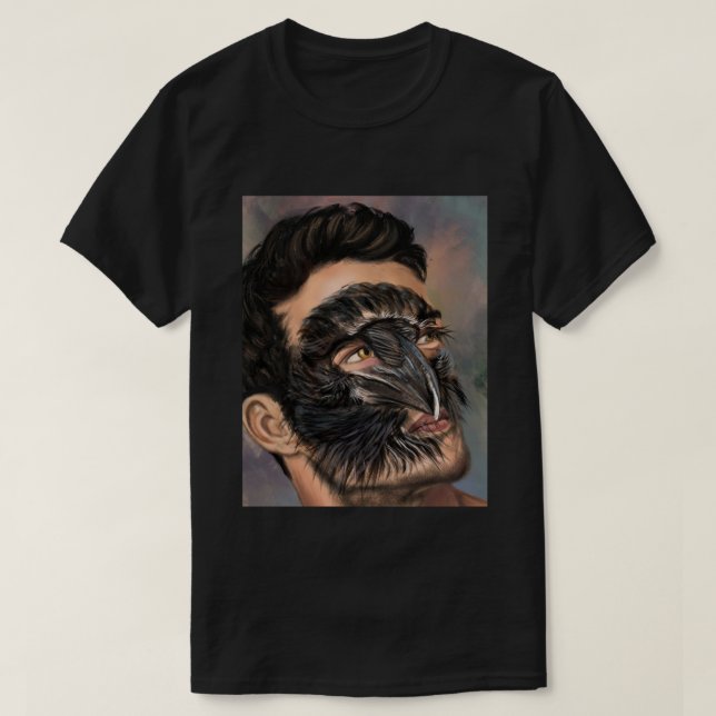Man Raven T-Shirt (Design vorne)