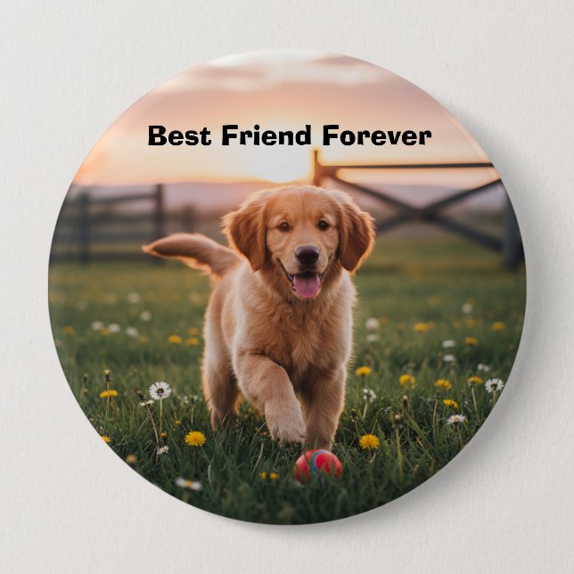 Man’s Best Friend Pin Button (Vorderseite)
