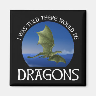 Man sagte mir, es würden Drachen geben Magnet