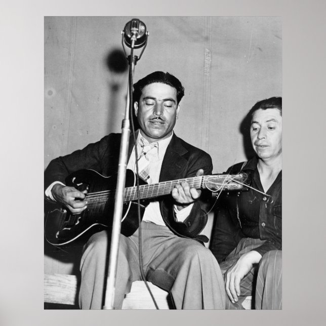 Man spielt Gitarre Poster (Vorne)