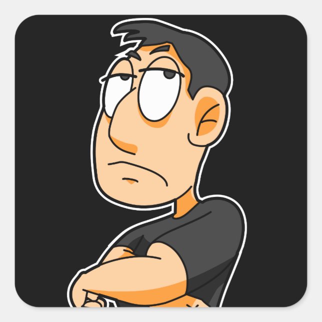 Man Sticker (Vorderseite)