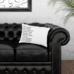 Man trinkt zu viel Akzent Kissen