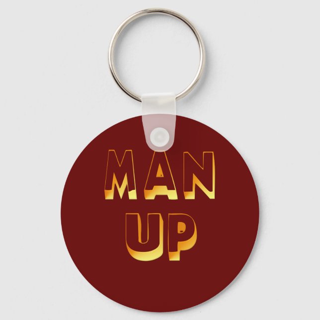 Man Up Schlüsselanhänger (Vorderseite)
