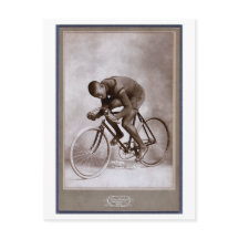 Man Vintag Foto Cyclist