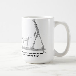 Man Walking Dog Kaffeetasse