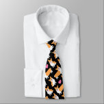 Man Who Loves Corgis Funny Neck Tie Krawatte<br><div class="desc">Spaß Geschenk für den Mann,  der Lieben Corgis. Die Hintergrundfarbe ist anpassbar.</div>