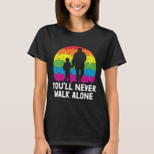 Man wird nie allein auf Autismus aufmerksam werden T-Shirt