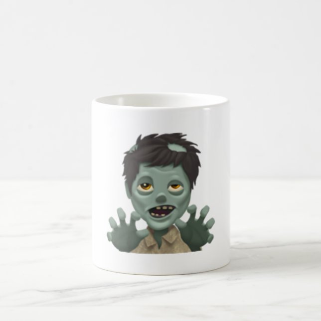Man Zombie - Emoji Kaffeetasse (Mittel)