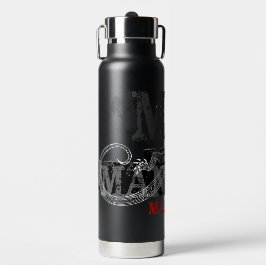Mana Atua - göttliche Power - dunkel Trinkflasche