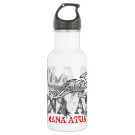 Mana Atua - Power von den Göttern - weiß Edelstahlflasche