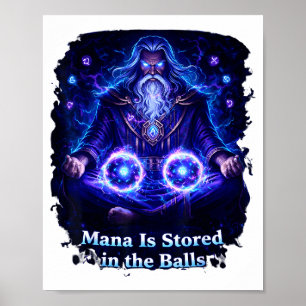 Mana Gespeicherte Bälle Rpg Humor Kunstwerk Poster