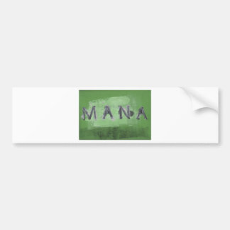 Mana (Grün) Autoaufkleber
