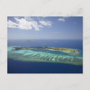 Mana-Insel und Korallenriff, Mamanuca-Inseln Postkarte
