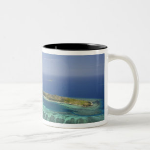 Mana-Insel und Korallenriff, Mamanuca-Inseln Zweifarbige Tasse