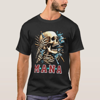 Mana Vintage Style Kunst Halloween T-Shirt