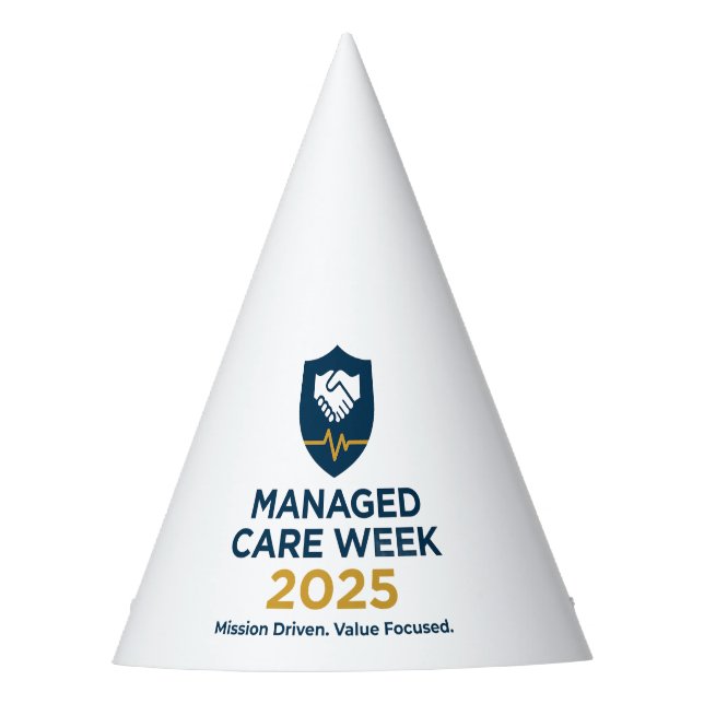 Managed Care Week 2025 - Partyhut! Partyhütchen (Vorderseite)