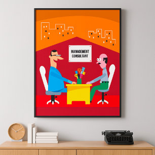 Management Consulting Meeting Poster