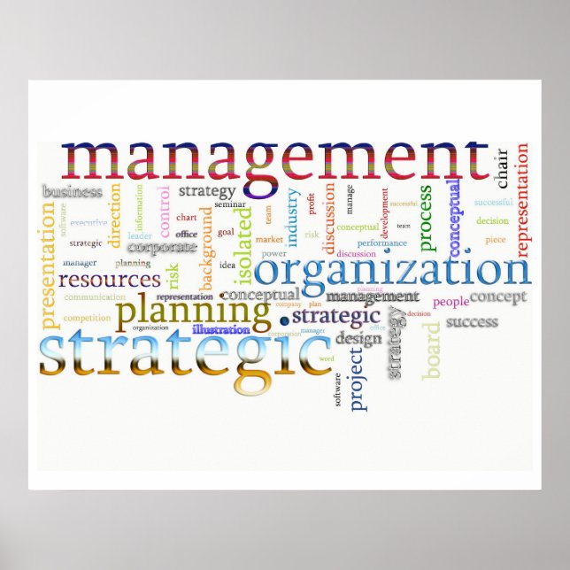 management strategic  Related Text Poster (Vorne)