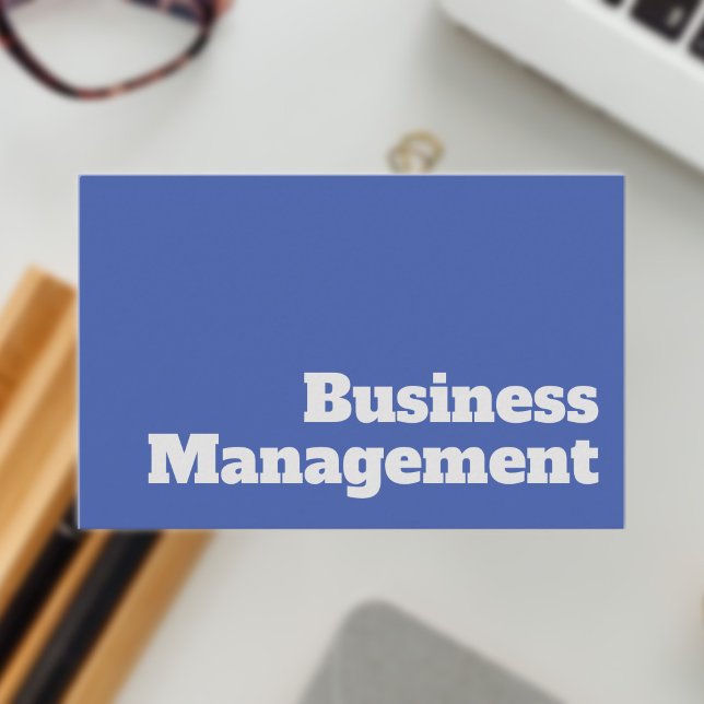 Management Visitenkarte (Business Management Business Card)