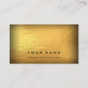 Manager Bauinvestition Handel Gold Black Visitenkarte