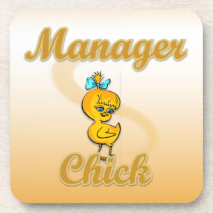 Manager Chick Getränkeuntersetzer