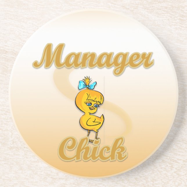 Manager Chick Sandstein Untersetzer (Vorne)
