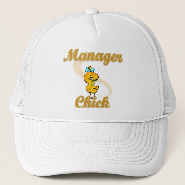 Manager Chick Truckerkappe (Vorderseite)