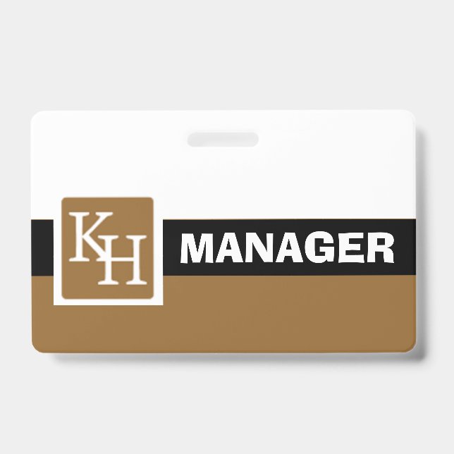 Manager-ID-Ausweis Ausweis (Vorderseite)