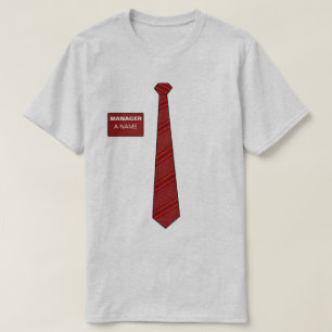 Manager-Krawatten-Shirt T-Shirt