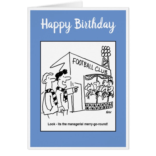Manager Merry-Go-Round Football Cartoon (Vorne)