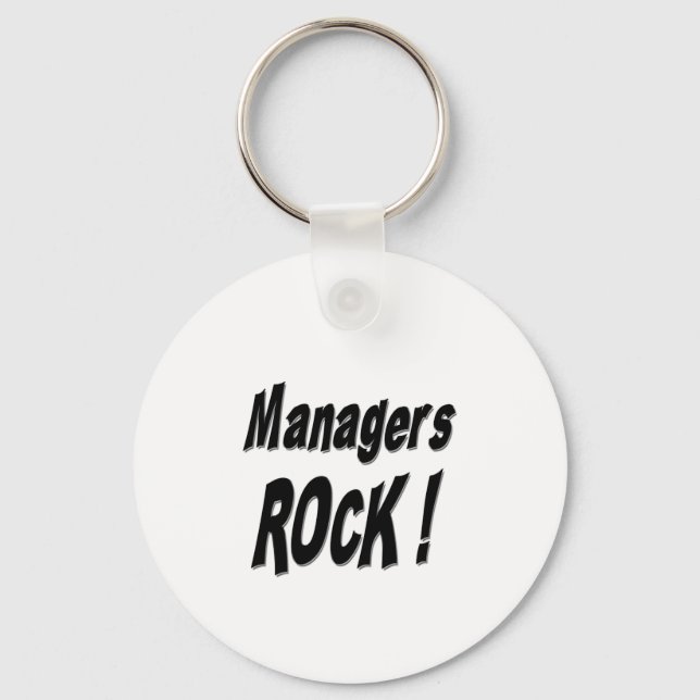 Manager Rock! Schlüsselanhänger (Vorderseite)