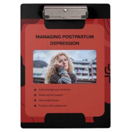 Managing Postpartum Depression Awareness Design Klemmbrett