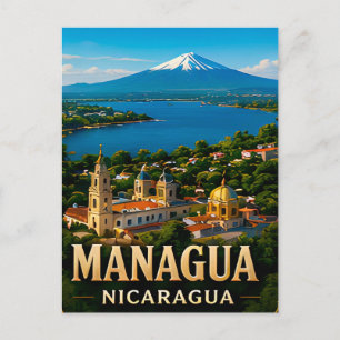 Managua Nicaragua Reise Stadt Souvenir Andenken Postkarte